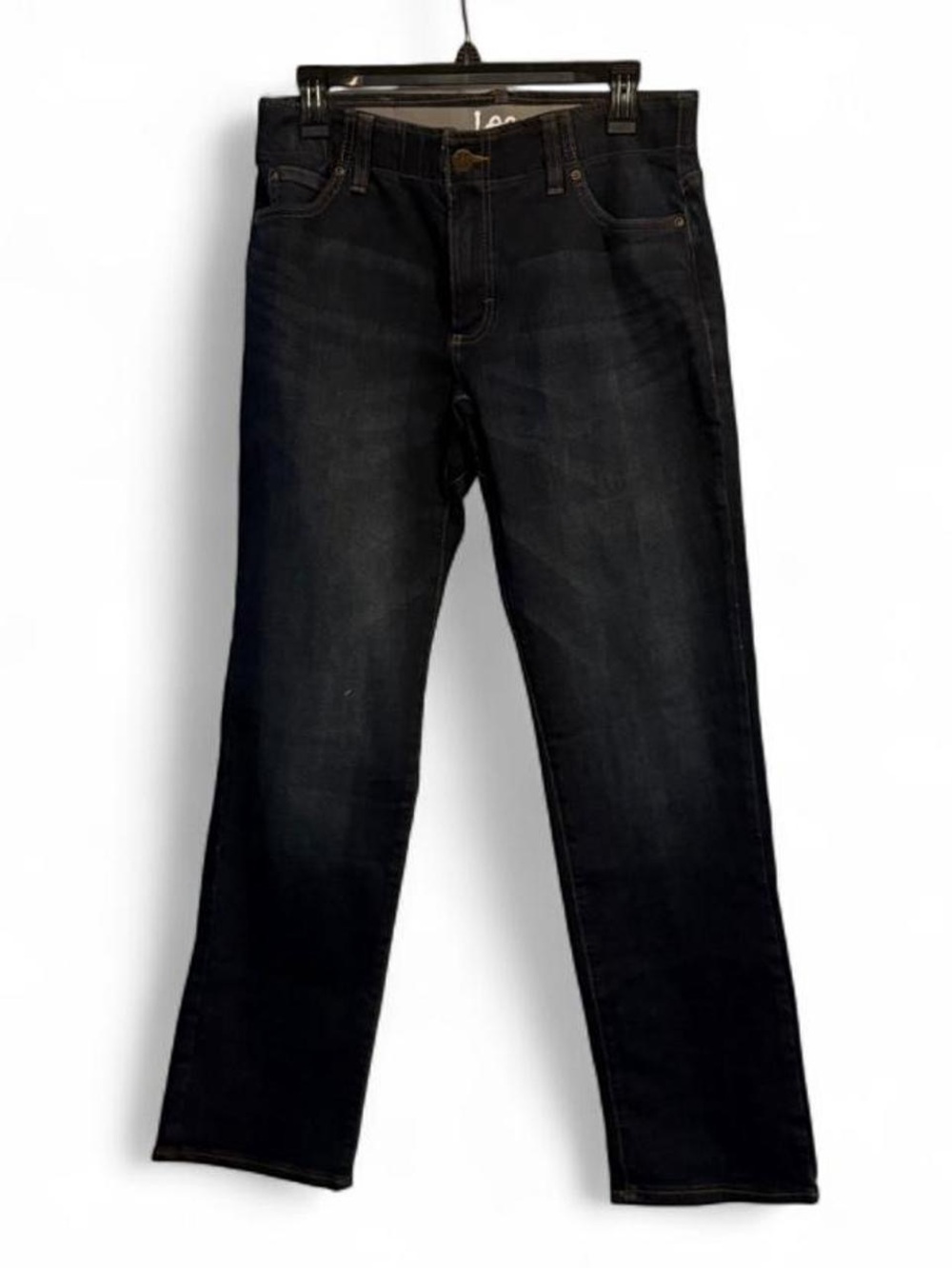 Lee Straight Taper Men's Jeans in a dark blue